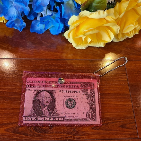 Keychain Wallet- Chery Blossom - Picture 6 of 6